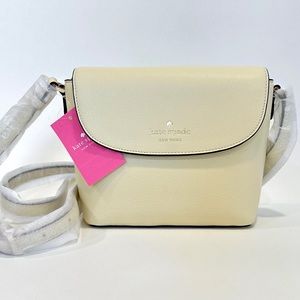 Kate Spade Emmie Flap Crossbody bag in Buttermilk NWOT
